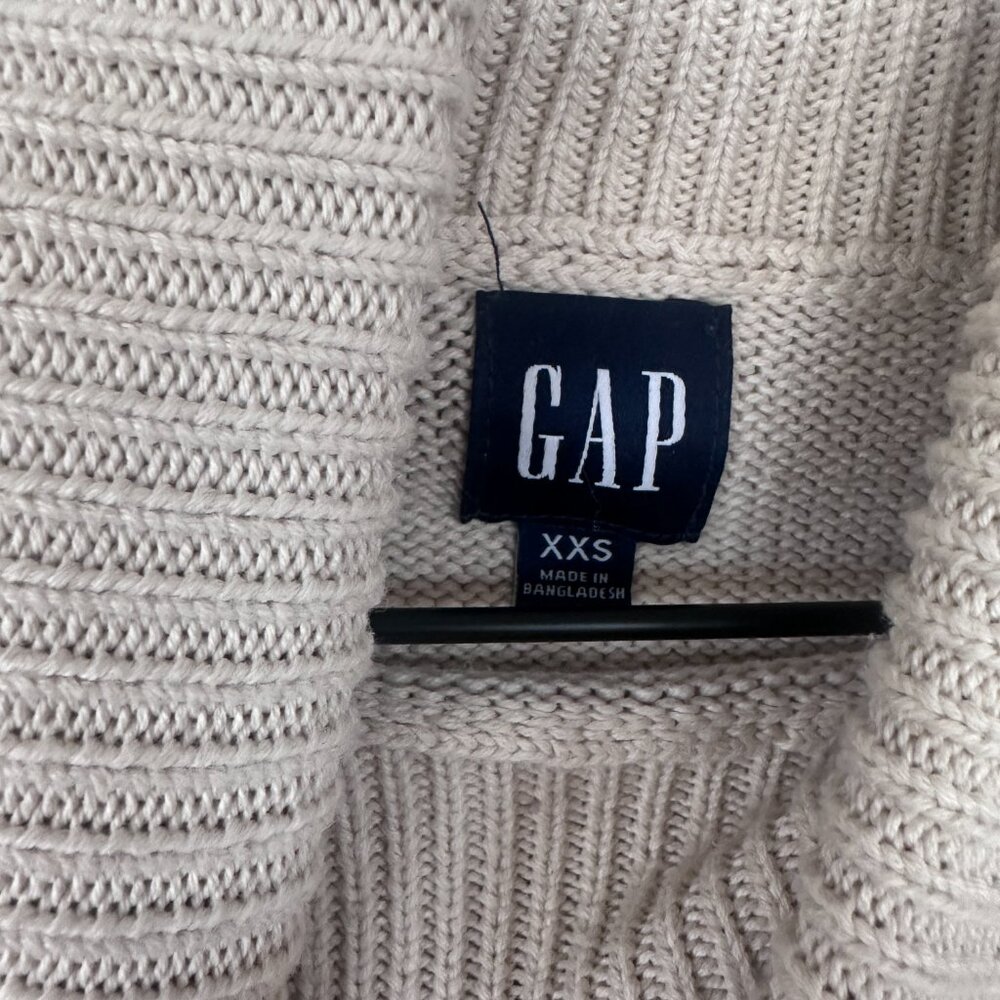 Gap Split-Hem Turtleneck Sweater Size XS - Picture 3 of 6